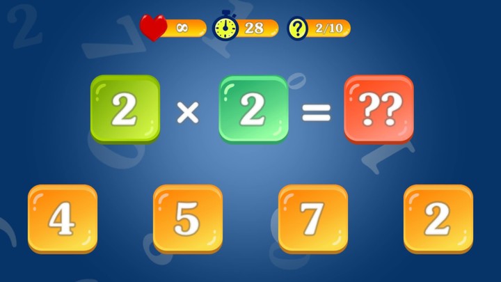 Multiply & Division (2х2) screenshot image 1_Androidswiki.net
