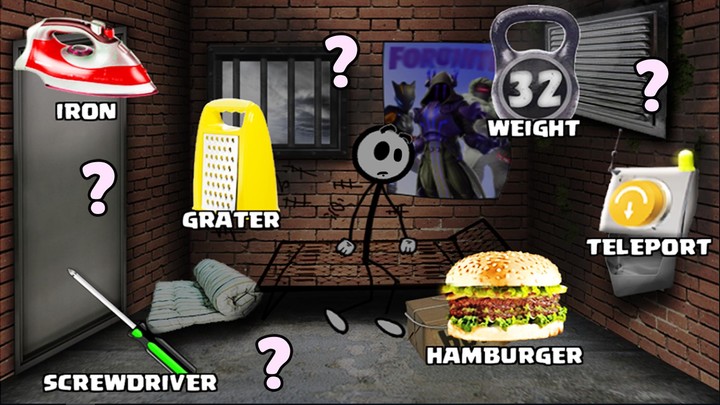 Stickman jail-break escape 2 screenshot image 1_Androidswiki.net