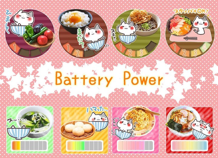Battery Cat Ochawan Konyanko screenshot image 4_Androidswiki.net