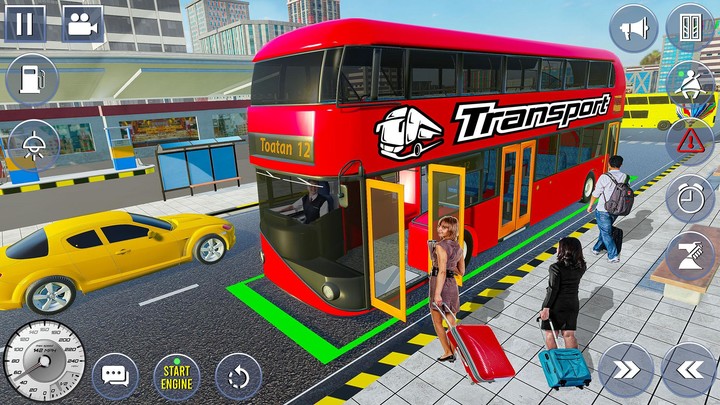 Coach Bus Simulator Racing Bus screenshot image 1_Androidswiki.net