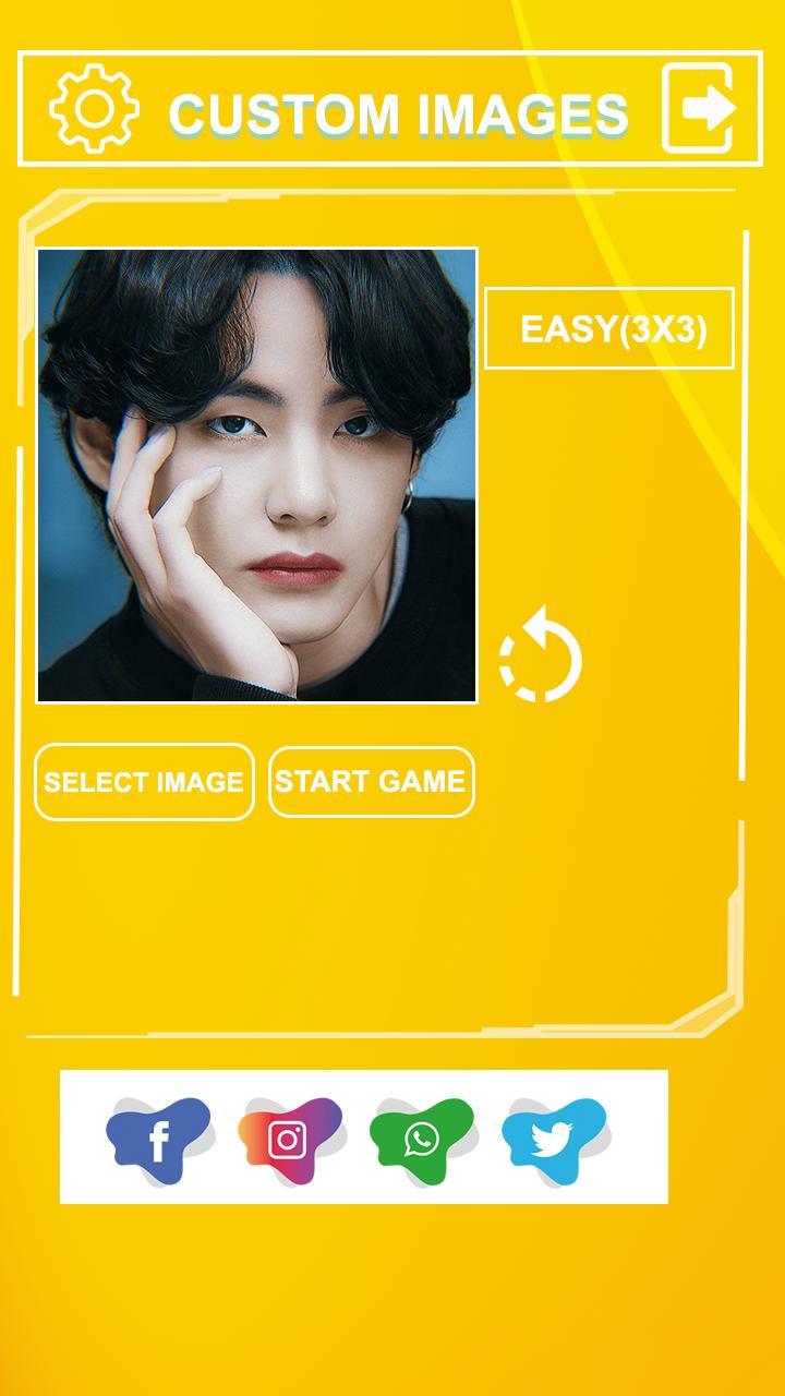 Kim Tae-Hyung Slide Puzzle screenshot image 3_Androidswiki.net