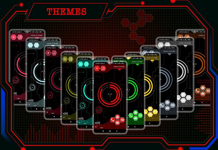 Hex Launcher - Applock,HideApp screenshot image 7_Popularmodapk.com