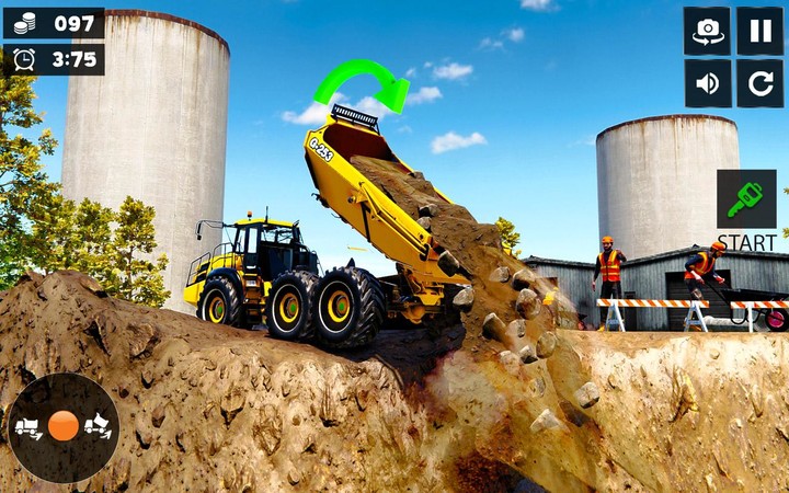 Construction Excavator Operate screenshot image 2_Androidswiki.net