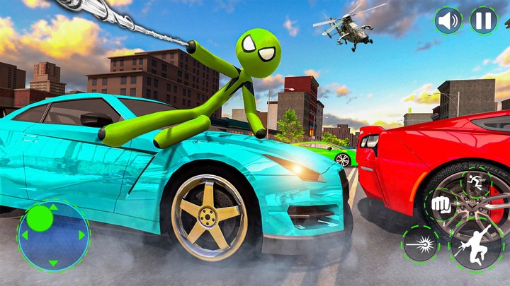 Spider Gangster Rope Hero Game screenshot image 1_Androidswiki.net