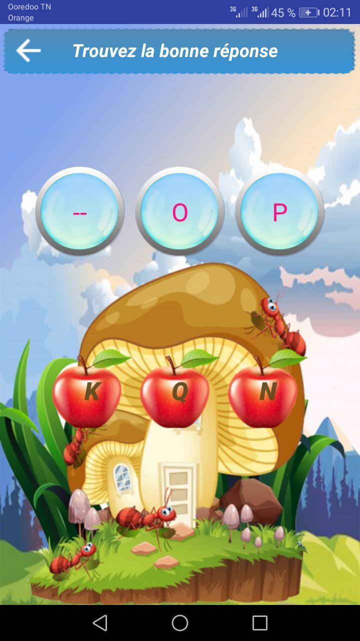 Alphabet français jeu éducatif screenshot image 4_Androidswiki.net
