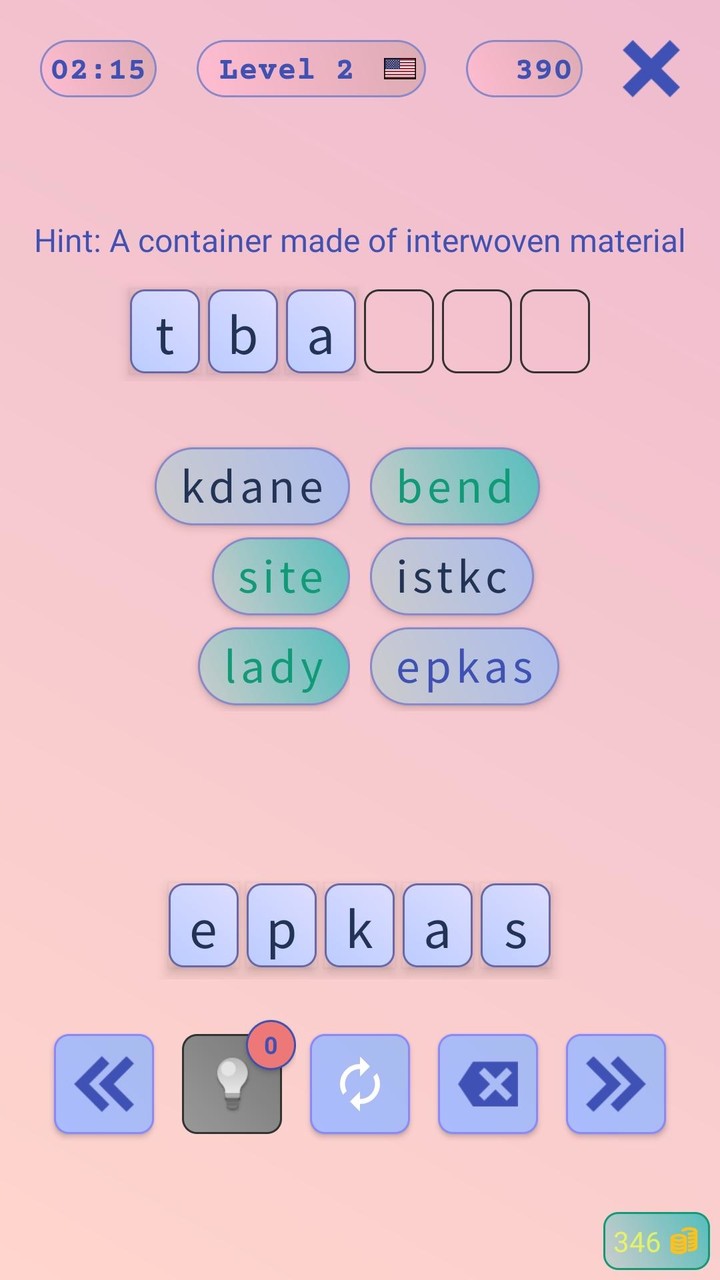 Anagram - Word Game screenshot image 2_Androidswiki.net