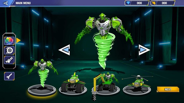 Multi robot: Tornado car robot screenshot image 2_Androidswiki.net