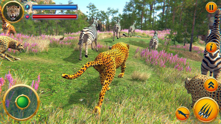 Wild Cheetah Family Simulator screenshot image 10_Androidswiki.net