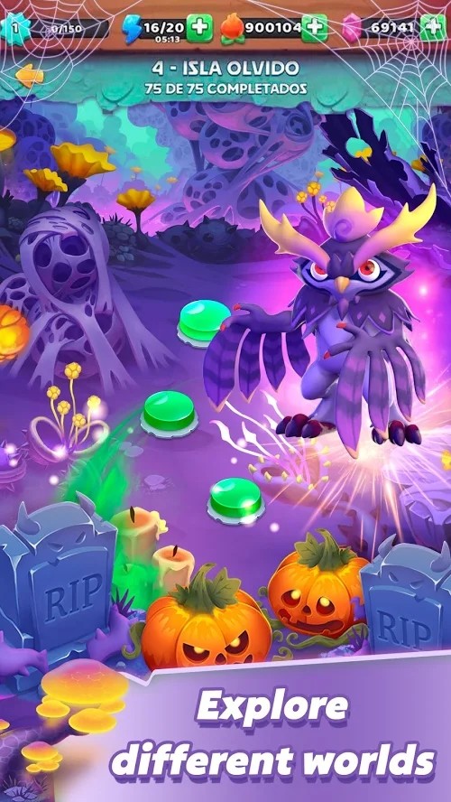 Monster Tales - Multiplayer Match 3 Puzzle Game(Mod Menu) screenshot image 11_Popularmodapk.com