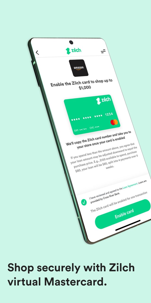 Zilch - Pay over time anywhere screenshot image 21_Androidswiki.net