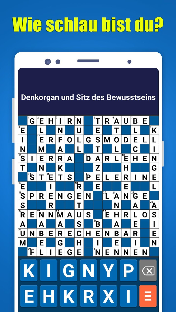German Crossword Classic Word screenshot image 1_Androidswiki.net