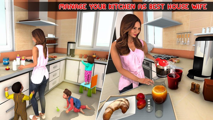 Mother Simulator Triplet Baby screenshot image 2_Androidswiki.net