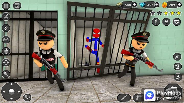 Stick Rope Hero Superhero Game<span>(Unlimited Resources)</span> screenshot image 5_Androidswiki.net