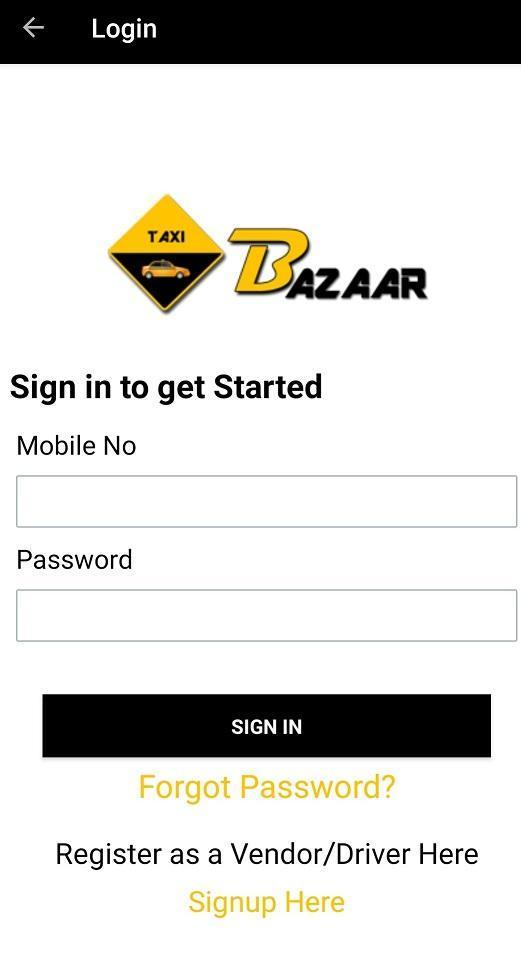 TaxiBazaar Vendor App screenshot image 13_Popularmodapk.com