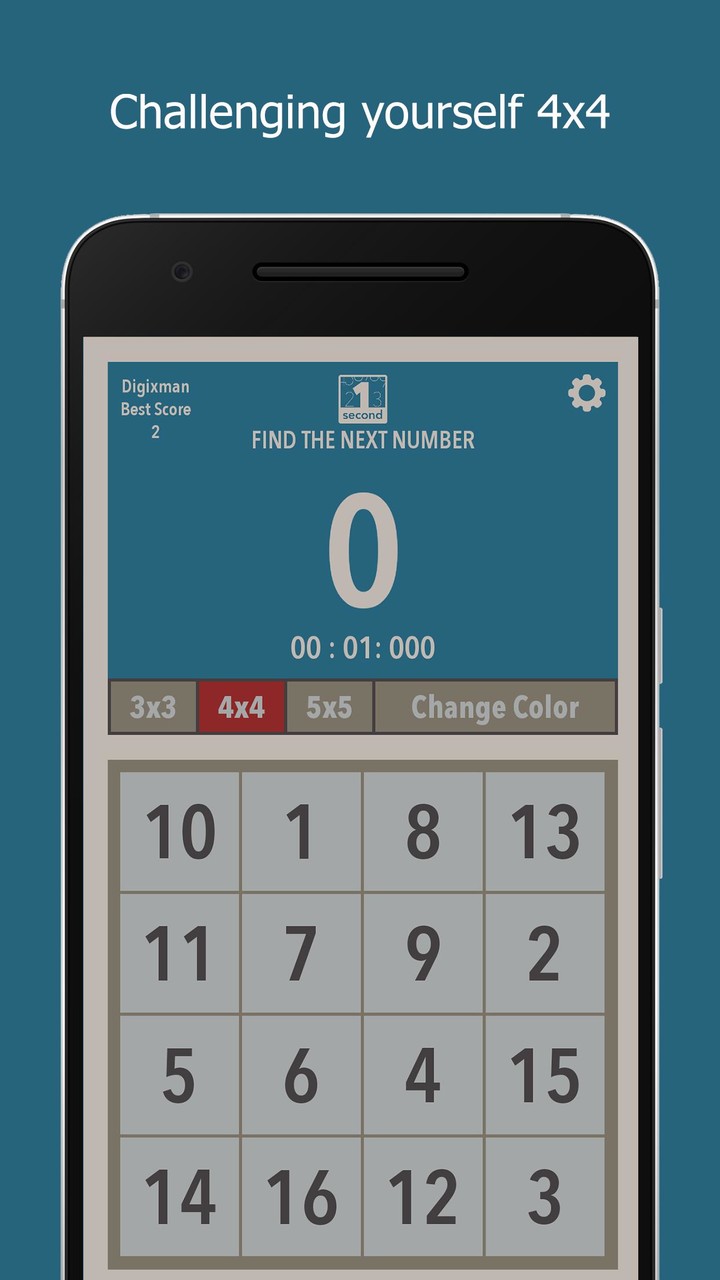 1Second: Number screenshot image 2_Androidswiki.net
