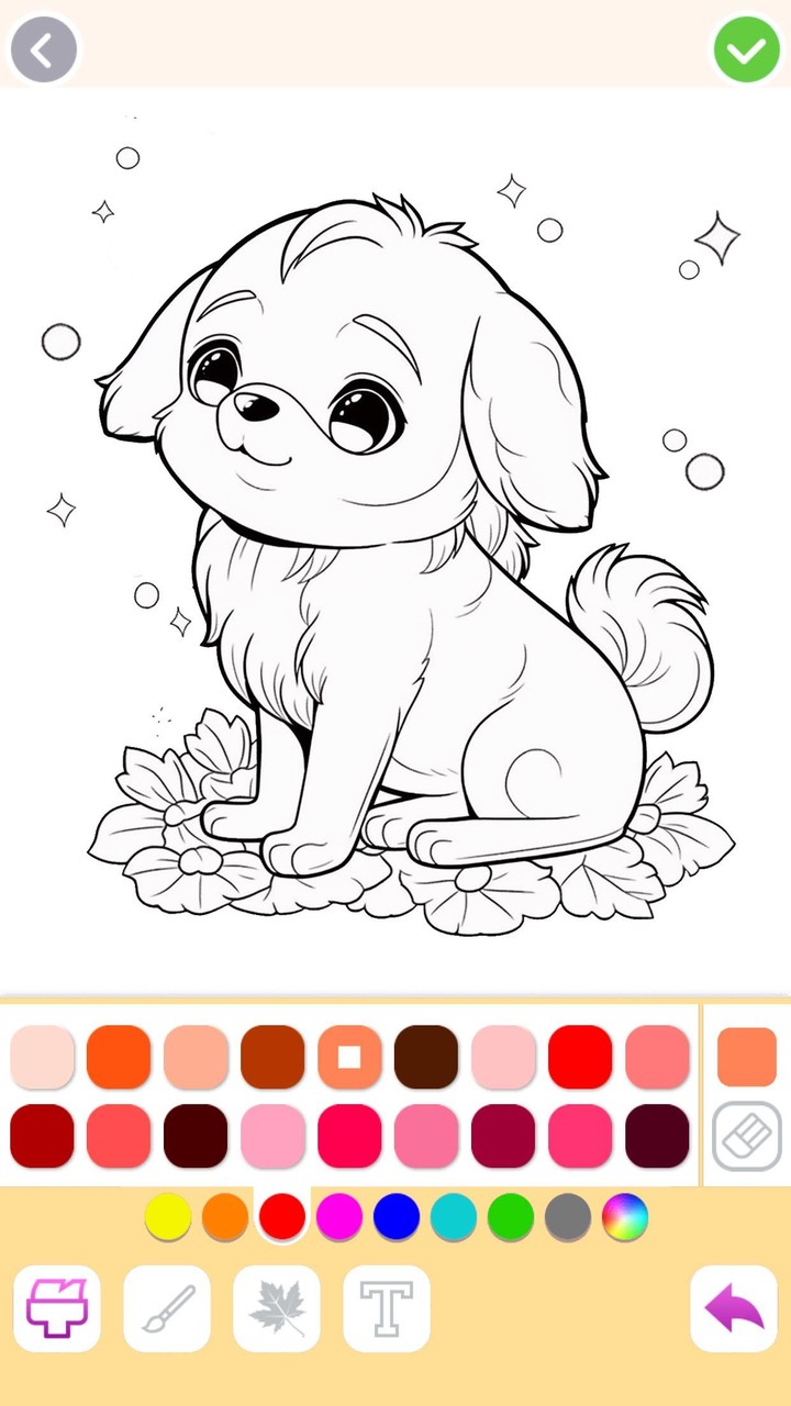 Animal coloring pages games screenshot image 1_Androidswiki.net