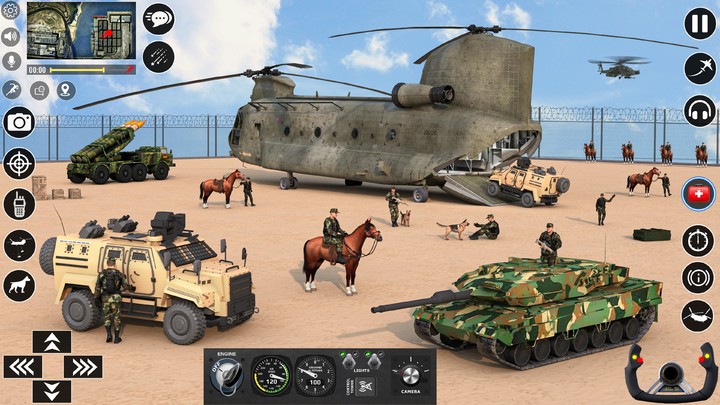 Car Transport Army Truck Game screenshot image 3_Androidswiki.net