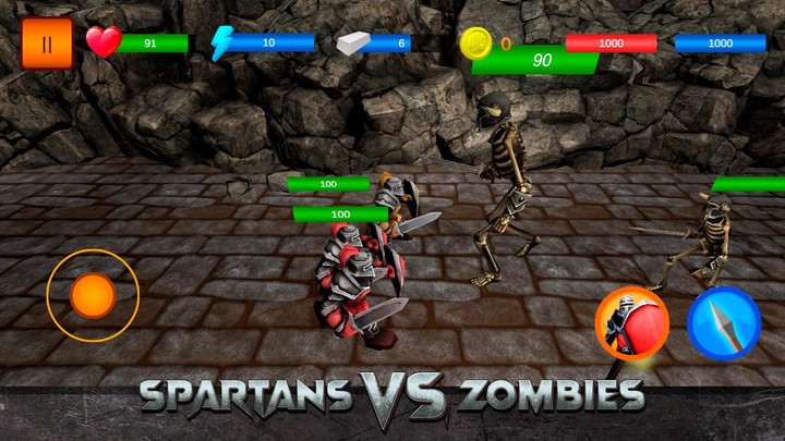 Spartans vs Zombies: Defense screenshot image 5_Androidswiki.net
