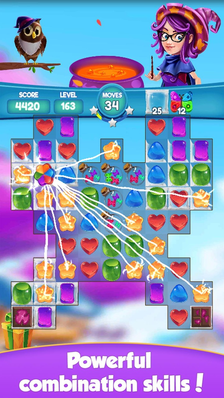 Jelly Witch: Match 3 Pop Candy screenshot image 4_Androidswiki.net