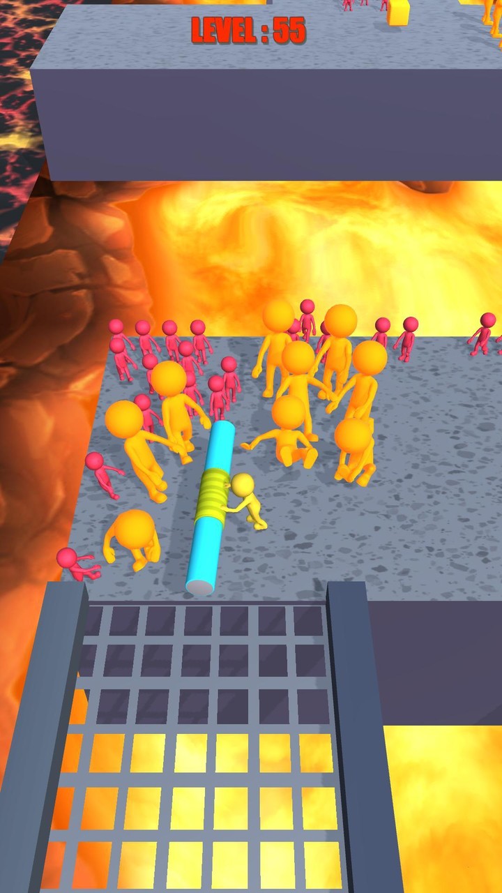 Push'em To LAVA: FLC Stickman screenshot image 1_Androidswiki.net