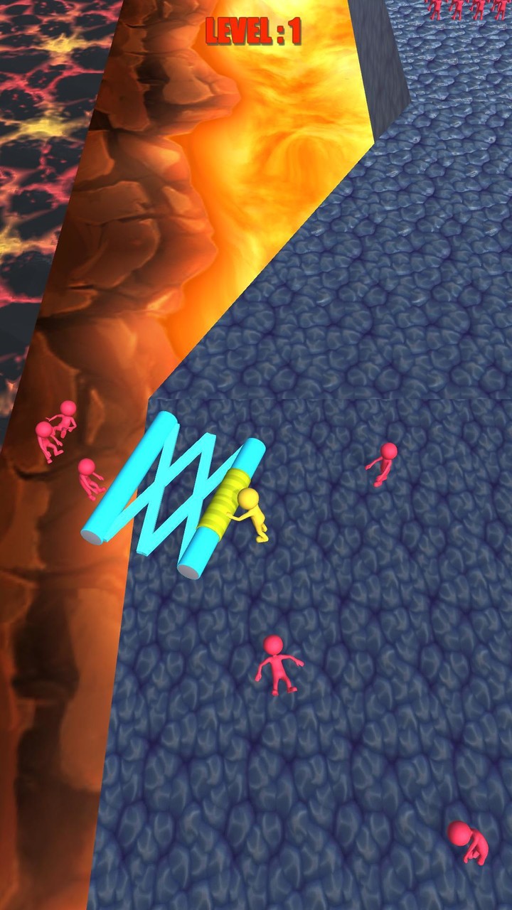 Push'em To LAVA: FLC Stickman screenshot image 3_Androidswiki.net