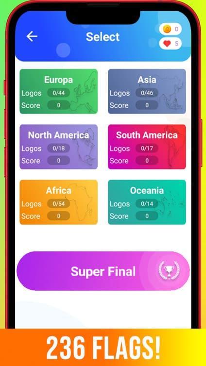 Flag Quiz: guess the flags screenshot image 2_Androidswiki.net