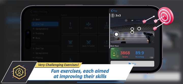 Aim Trainer Mobile : Practice! screenshot image 5_Androidswiki.net
