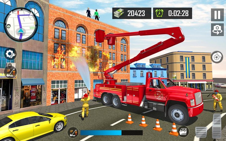 Firefighter Rescue Game Sim 3D screenshot image 9_Androidswiki.net