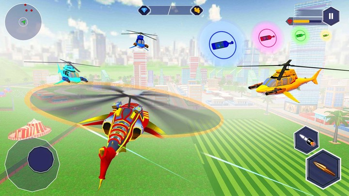Multi robot: Tornado car robot screenshot image 1_Androidswiki.net