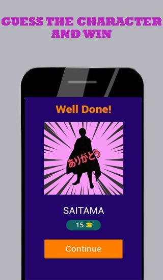 One Punch Man Quiz screenshot image 2_Androidswiki.net