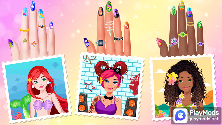 Nail Salon Game Girls Nail art<span>(No Ads)</span> screenshot image 2_Androidswiki.net