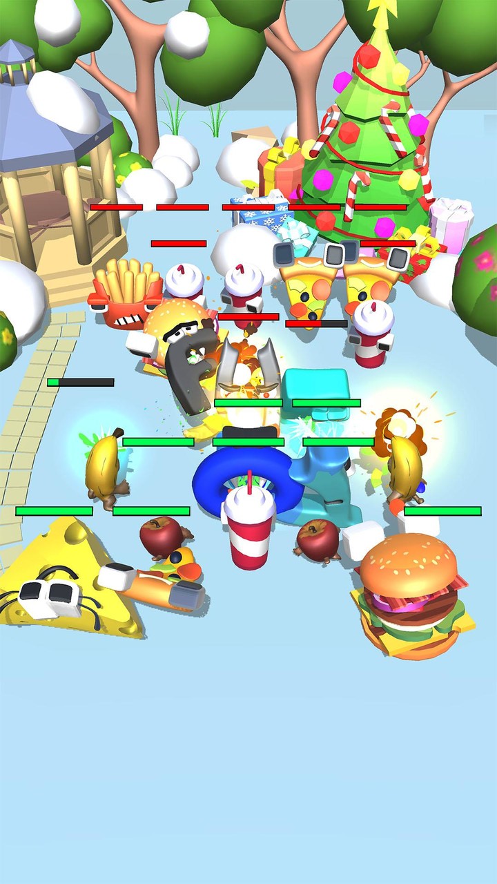 Merge Alphabet Food Battle screenshot image 3_Androidswiki.net