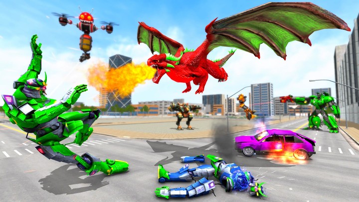 Mech Robot Car Transform Games screenshot image 7_Androidswiki.net