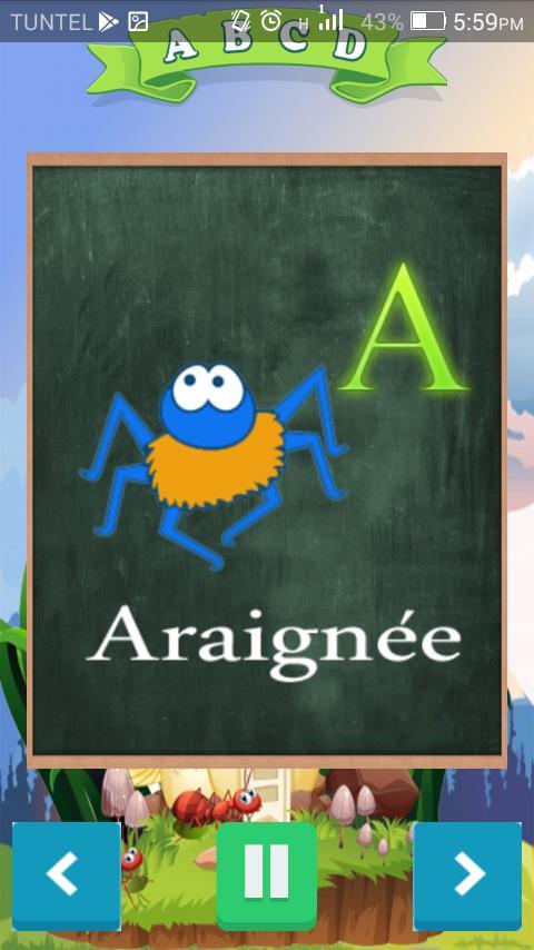 Alphabet français jeu éducatif screenshot image 5_Androidswiki.net