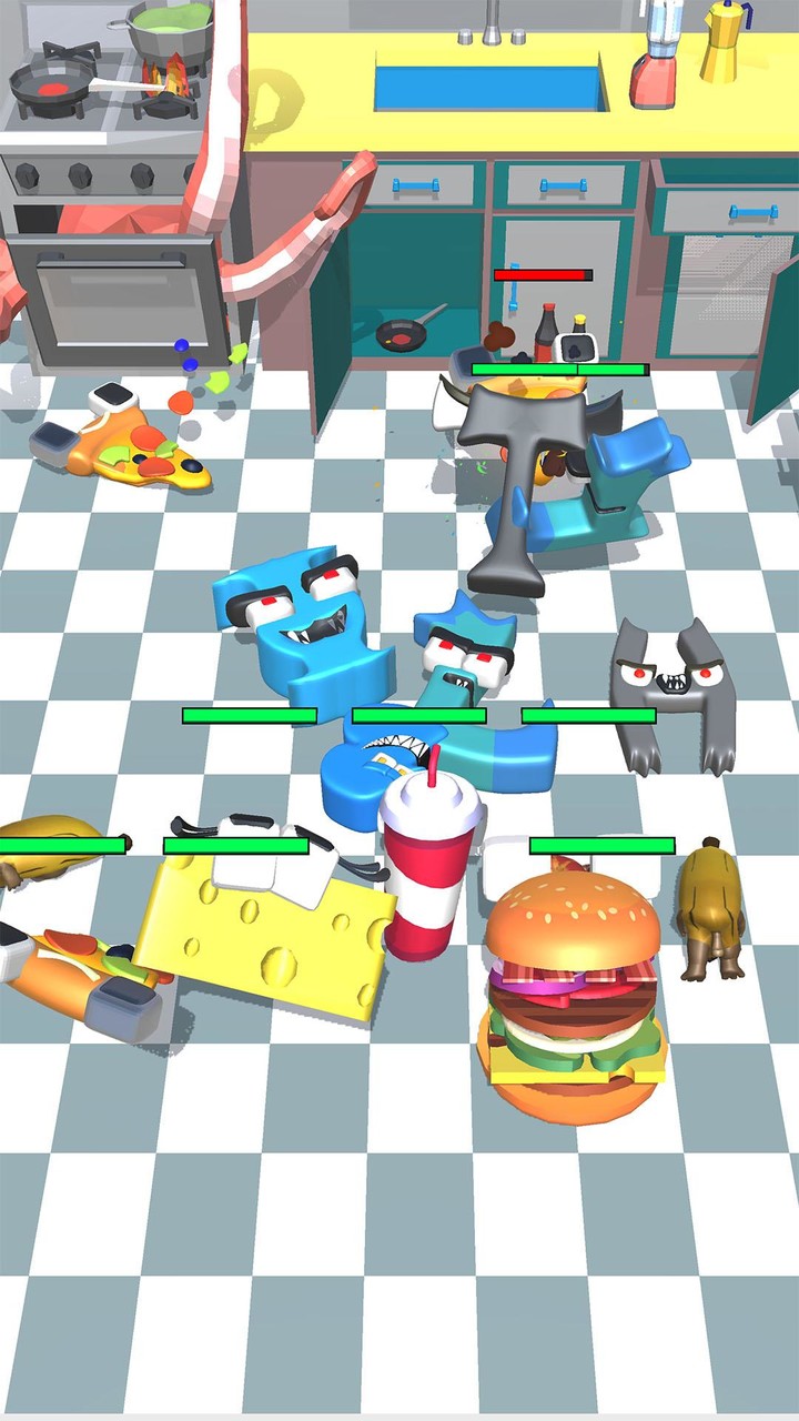 Merge Alphabet Food Battle screenshot image 5_Androidswiki.net