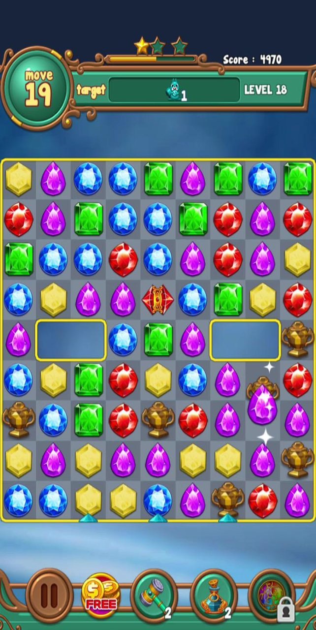 Puzzle Jewels screenshot image 1_Androidswiki.net