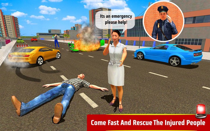 Police Ambulance Rescue Driver screenshot image 1_Androidswiki.net