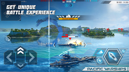 Pacific Warships: Naval PvP<span>(mod bullets)</span> screenshot image 1_Androidswiki.net