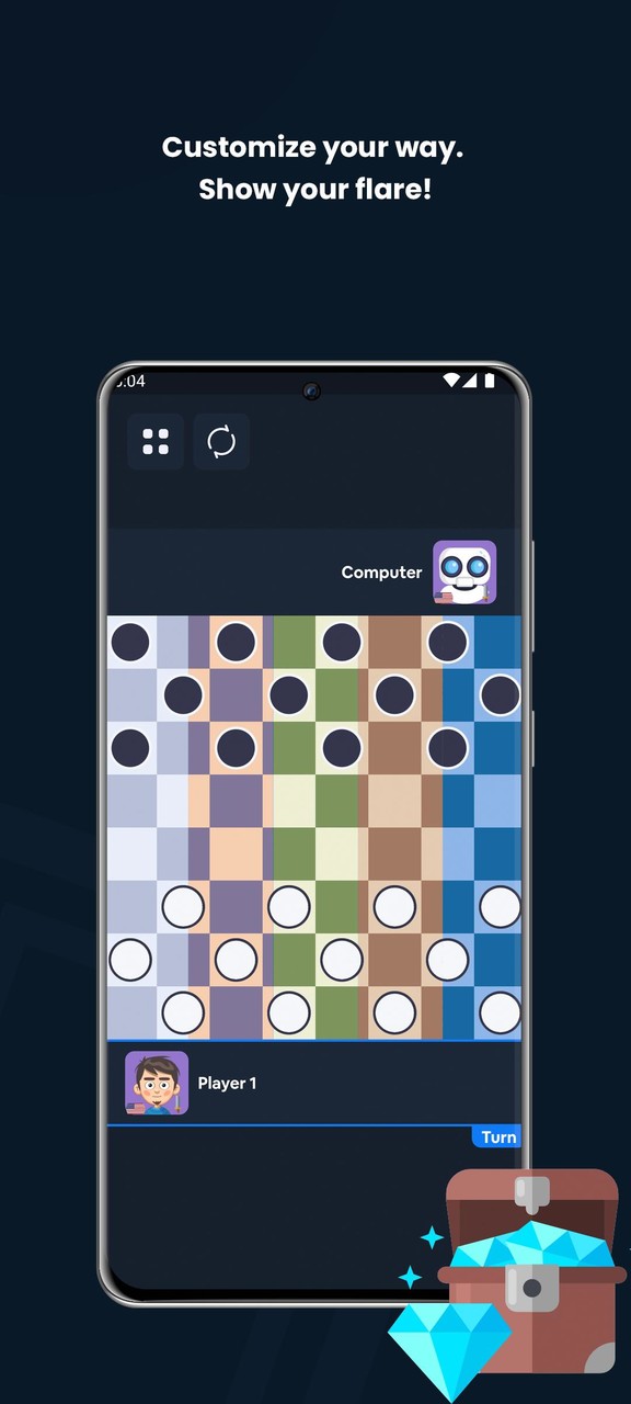 Checkers Royale - Play online screenshot image 5_Androidswiki.net