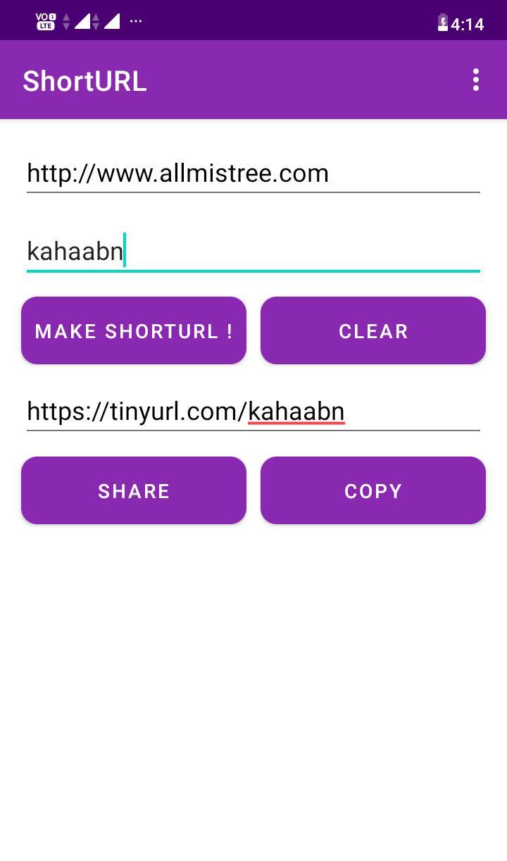 ShortURL- Crate Short URL screenshot image 4_Popularmodapk.com