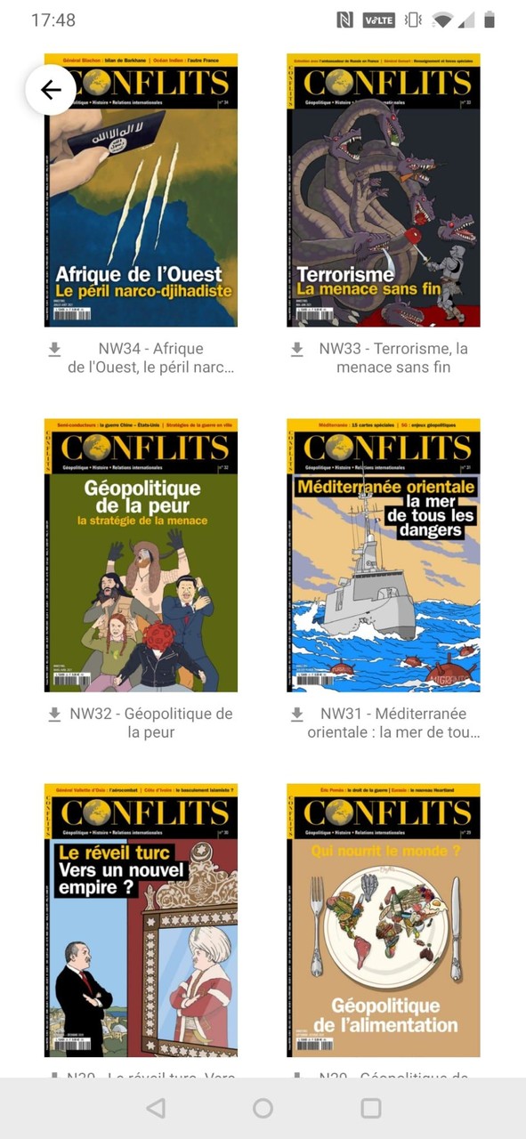 Revue Conflits screenshot image 4_Androidswiki.net