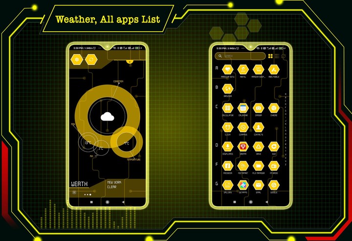 Hex Launcher - Applock,HideApp screenshot image 8_Popularmodapk.com
