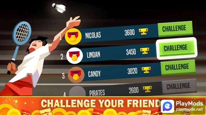 Badminton League<span>(Unlimited Money)</span> screenshot image 10_Androidswiki.net