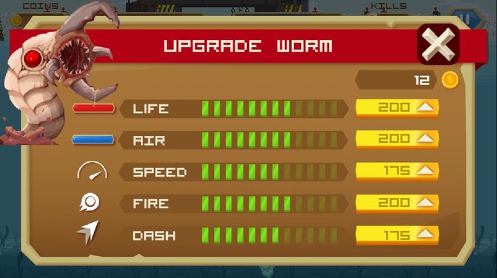 Deep Worm 2 - Worm attack screenshot image 2_Androidswiki.net