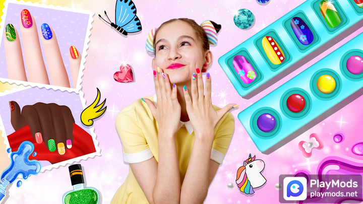 Nail Salon Game Girls Nail art<span>(No Ads)</span> screenshot image 1_Androidswiki.net