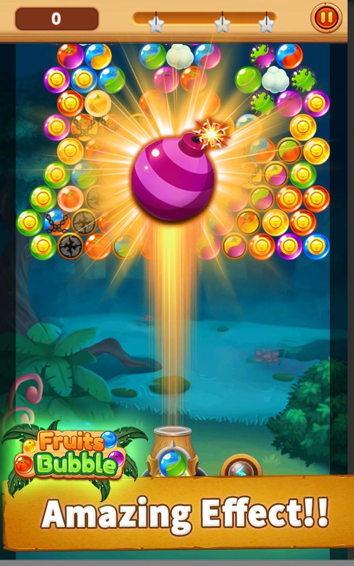 Shoot Bubble 2 - Fruit screenshot image 2_Androidswiki.net