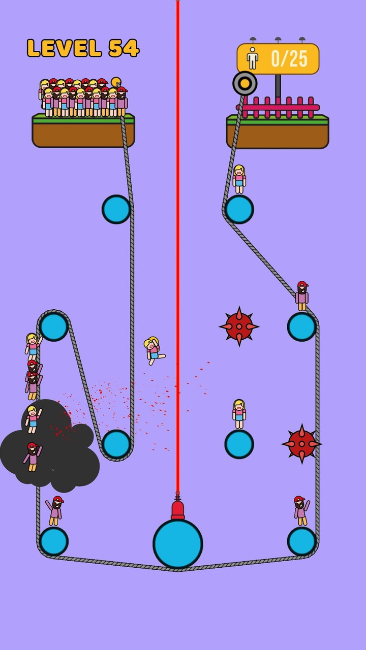 Rope Rescue! - Unique Puzzle screenshot image 4_Androidswiki.net