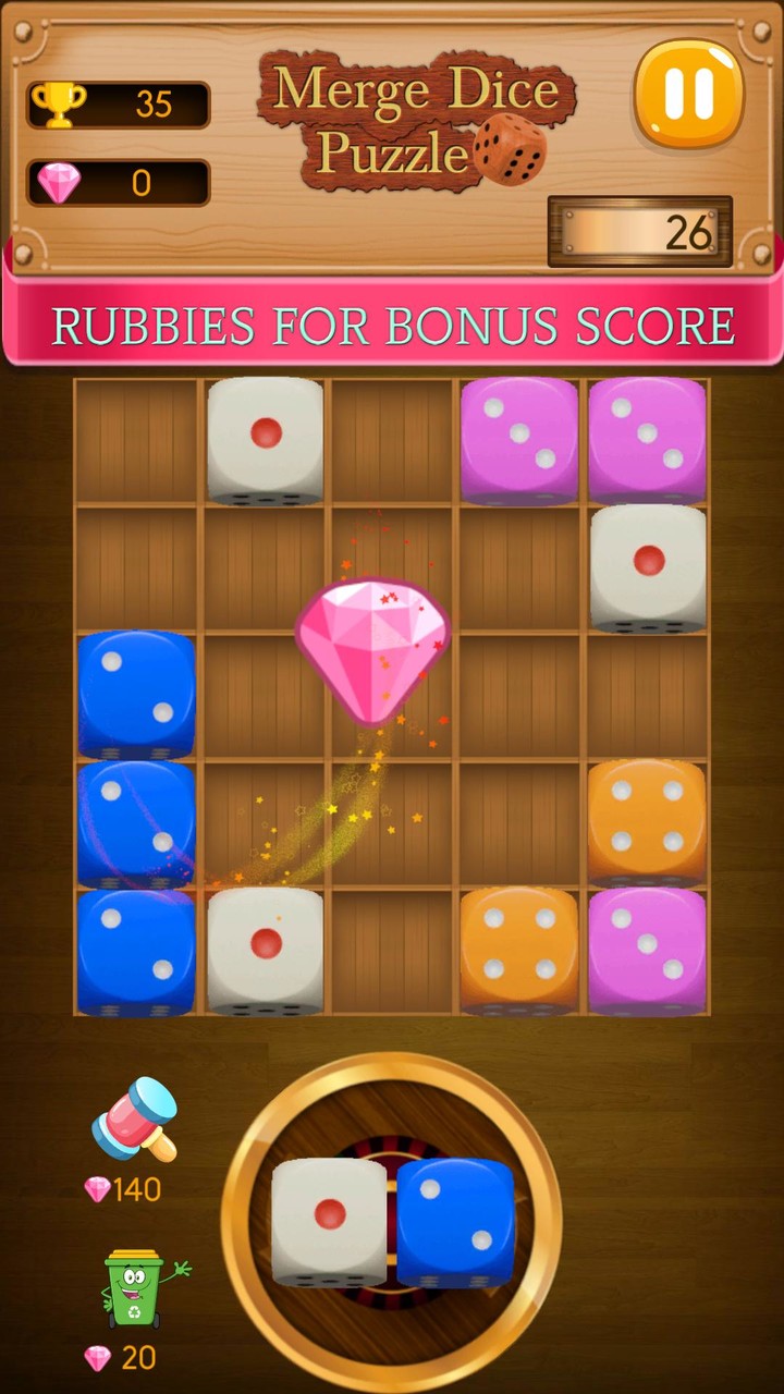 Dice Merge & Match Puzzle screenshot image 2_Androidswiki.net