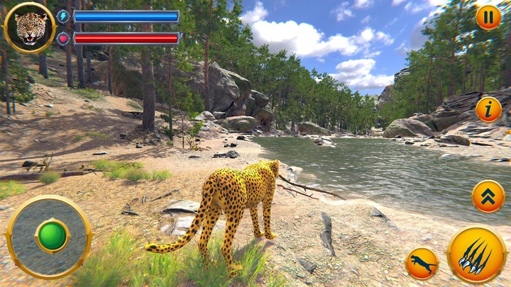 Wild Cheetah Family Simulator screenshot image 6_Androidswiki.net