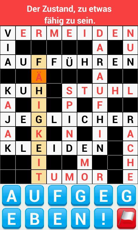 Kreuzworträtsel Deutsch screenshot image 2_Androidswiki.net